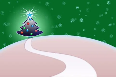 Christmas tree Illustrazione stock