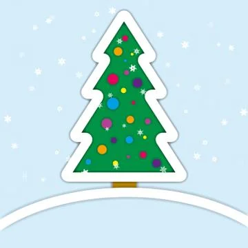 Christmas tree Stock Illustration
