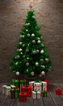Christmas tree Stock Illustration