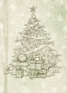 Christmas tree Stock Illustration