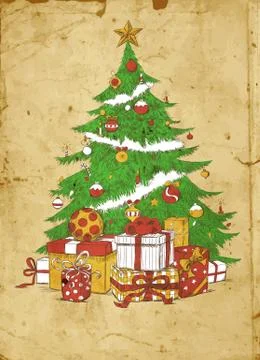 Christmas tree Stock Illustration