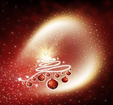 Christmas tree Illustrazione stock