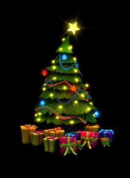Christmas Tree Stock Illustration