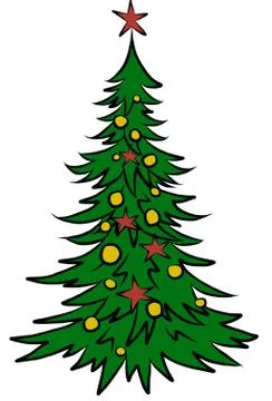 Christmas tree Stock Illustration