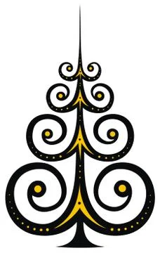 Christmas tree Stock Illustration