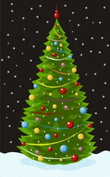 Christmas tree Stock Illustration