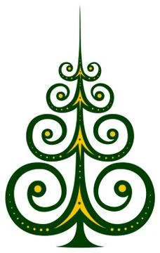 Christmas tree Stock Illustration