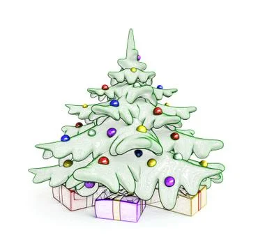 Christmas tree Stock Illustration