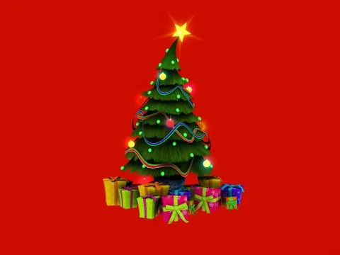 Christmas tree Stock-Illustration