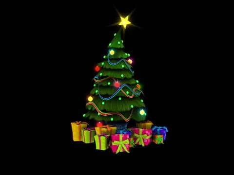 Christmas tree Illustrazione stock
