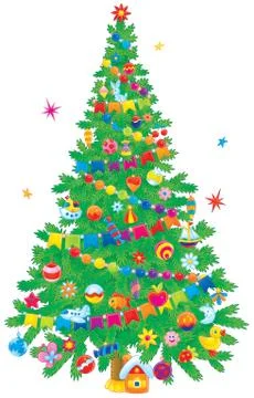 Christmas tree Stock Illustration