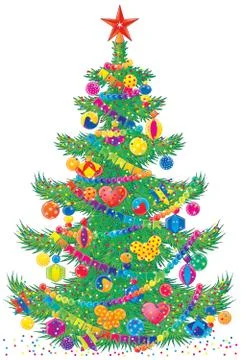 Christmas tree Stock Illustration