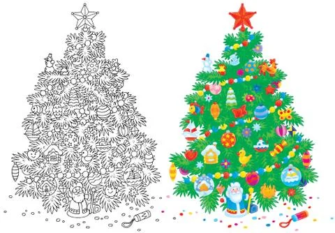 Christmas tree Stock Illustration