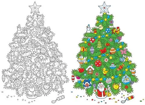 Christmas tree Stock Illustration