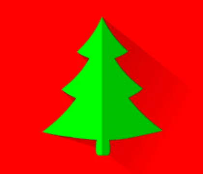  Christmas tree Stock Illustration