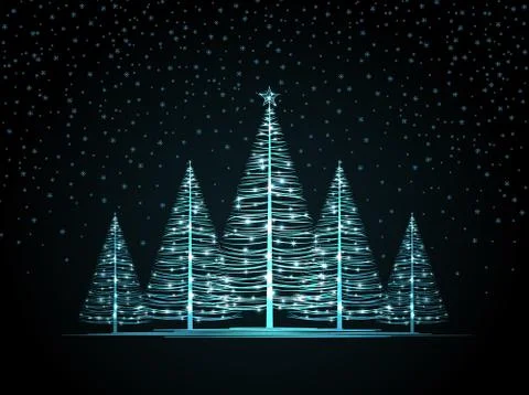 Christmas Tree Stock Illustration