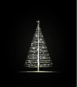 Christmas Tree Stock Illustration