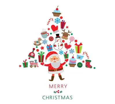 Christmas tree. Stock Illustration