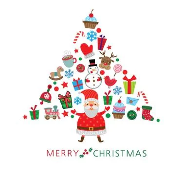 Christmas tree. Stock Illustration