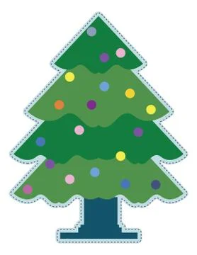 Christmas tree Stock Illustration