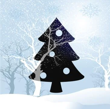 Christmas tree Stock Illustration