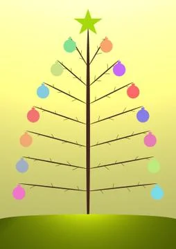 Christmas tree Stock Illustration