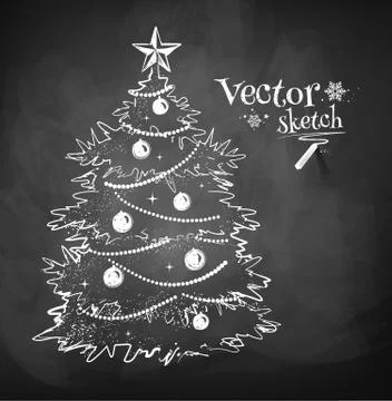 Christmas tree Stock Illustration