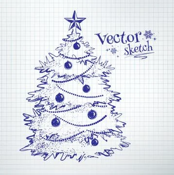 Christmas tree Stock Illustration