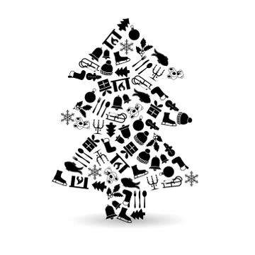 Christmas tree Stock Illustration