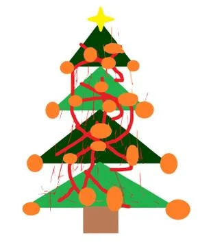 Christmas tree Stock Illustration