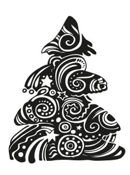 Christmas tree Stock Illustration