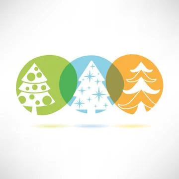 Christmas tree Illustrazione stock