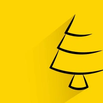 Christmas tree Illustrazione stock