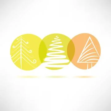 Christmas tree Illustrazione stock