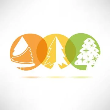 Christmas tree Illustrazione stock