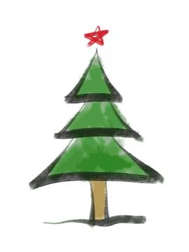 Christmas tree Stock Illustration