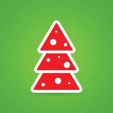 Christmas tree. Stock Illustration