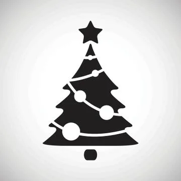 Christmas tree. Stock Illustration