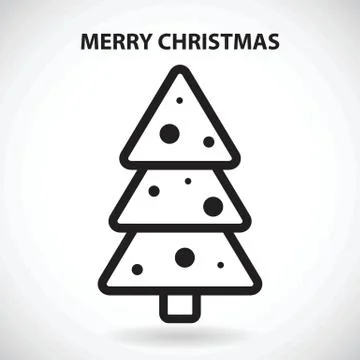 Christmas tree. Stock Illustration