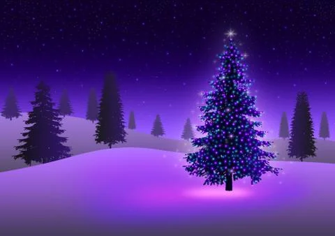 Christmas Tree Stock Illustration