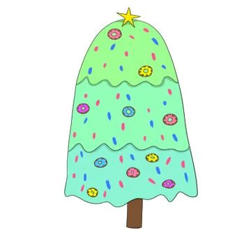 Christmas tree Stock Illustration