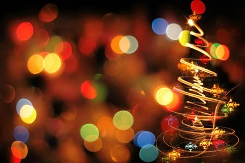 Christmas tree Illustrazione stock