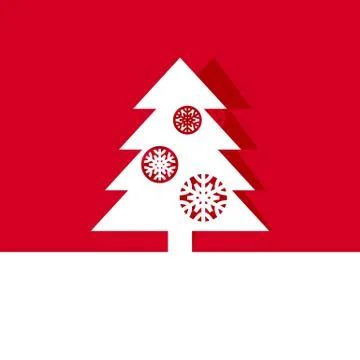 Christmas tree Illustrazione stock