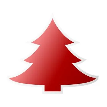 Christmas tree Illustrazione stock