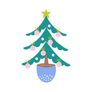 Christmas tree Stock Illustration