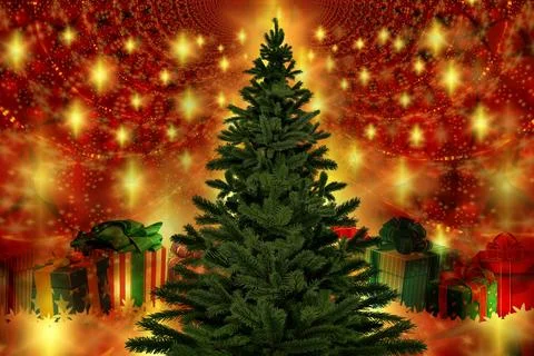 Christmas tree. Stock Illustration
