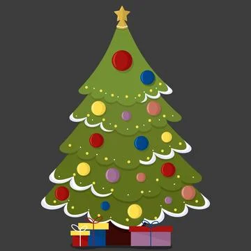 Christmas tree Stock Illustration