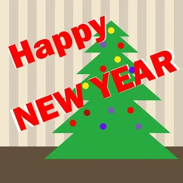 Christmas tree Stock Illustration