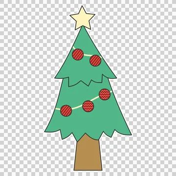 Christmas tree Illustrazione stock
