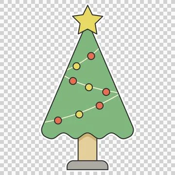 Christmas tree 스톡 일러스트